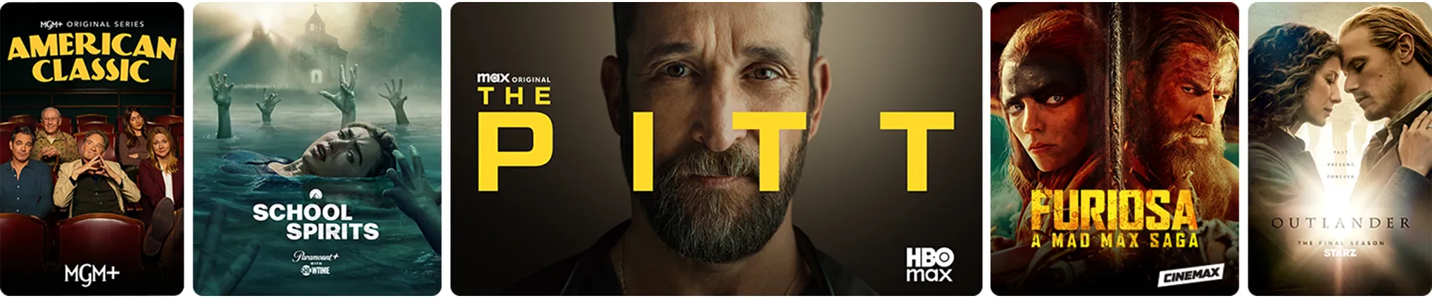 Premium Channel Offer including MGM Plus, Paramount Plus with SHOWTIME, HBO Max, Cinemax and STARZ